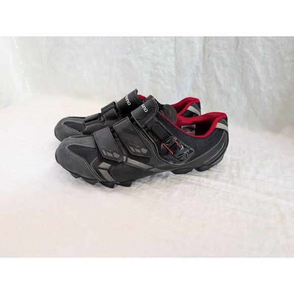 Shimano size 49 cycle shoes red black mountain bike 2 bolt - Picture 3 of 9